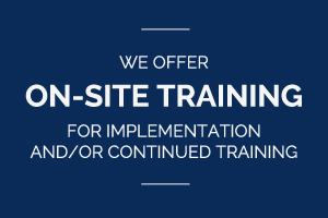 on-site training text banner