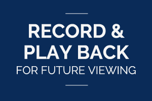 record and play backtext banner